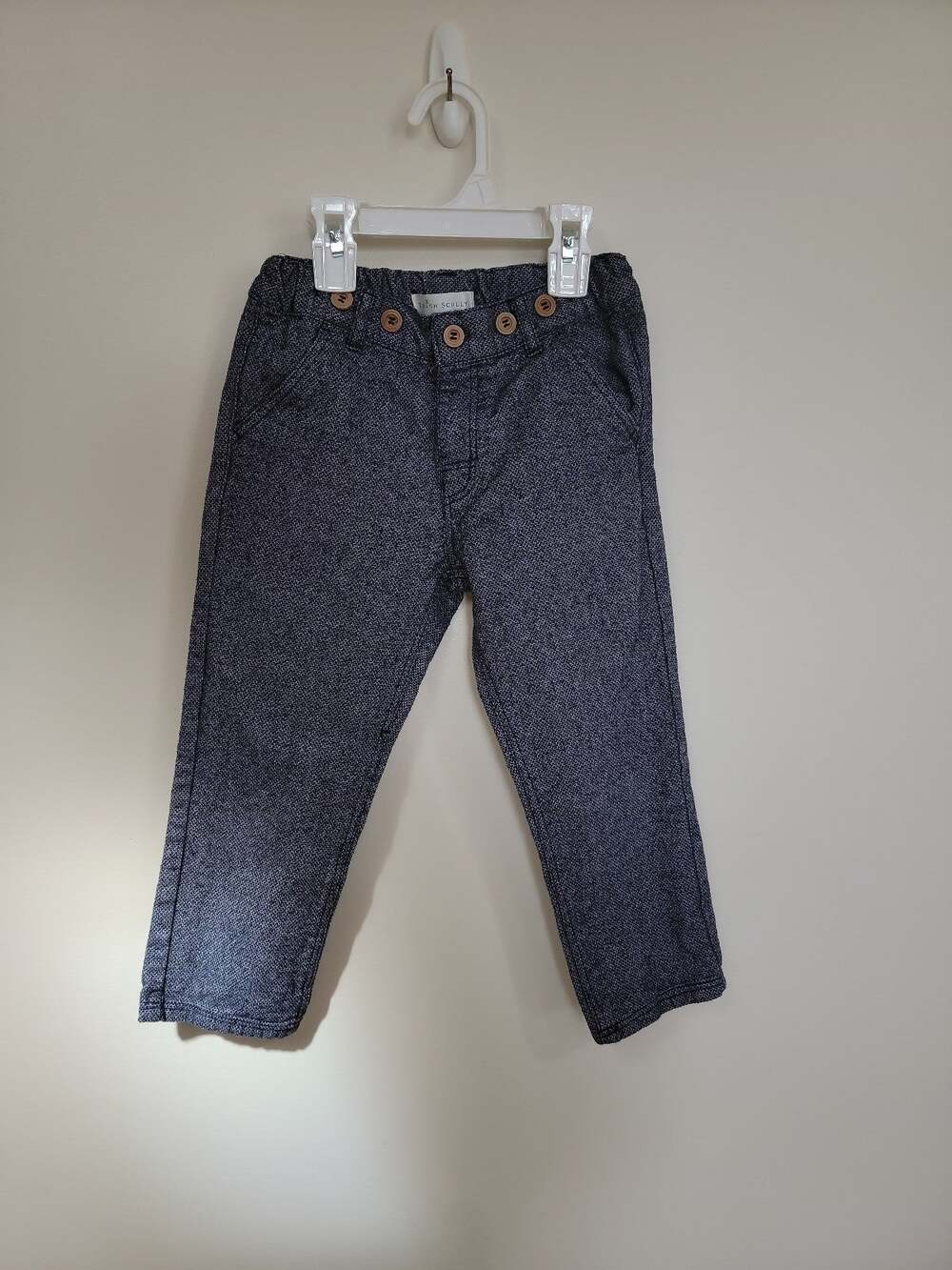Trish Scully Blue Knit Dress Pants Trouser Boys Size 6